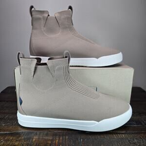 Vessi Weekend Chelsea Mens Size 10 Waterproof Shoes Shiitake Brown